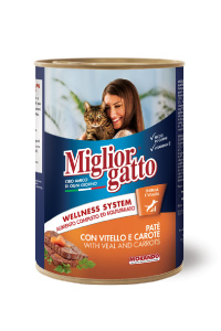 Miglior Gatto with Veal & Carrots 400G